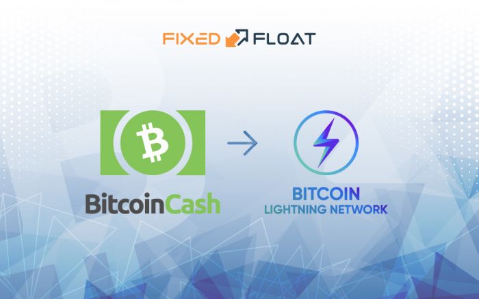 Câmbio Bitcoin Cash por Bitcoin Lightning Network