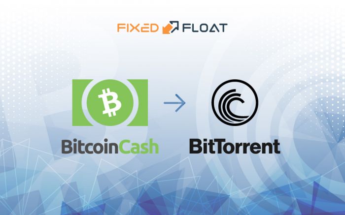 Обмен Bitcoin Cash на BitTorrent