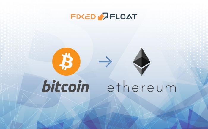 Tauschen Sie Bitcoin gegen Ethereum