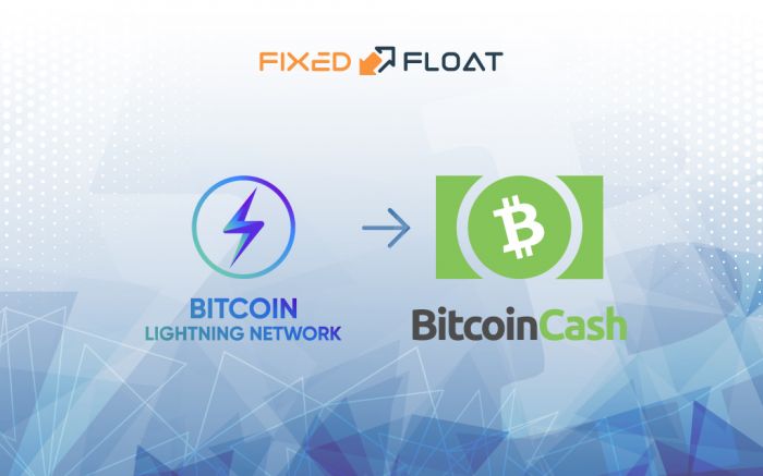 Tauschen Sie Bitcoin Lightning Network gegen Bitcoin Cash