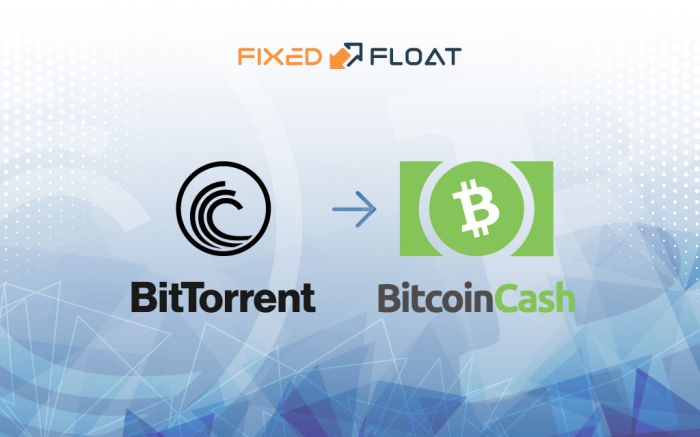 Câmbio BitTorrent por Bitcoin Cash