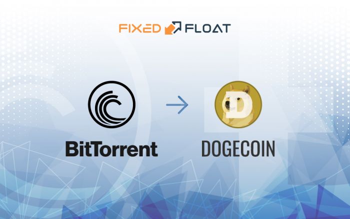 Обмен BitTorrent на Dogecoin