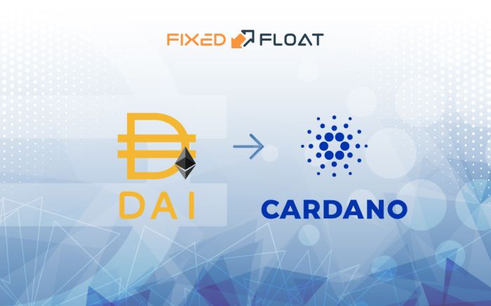 Exchange DAI (ERC20) to Cardano