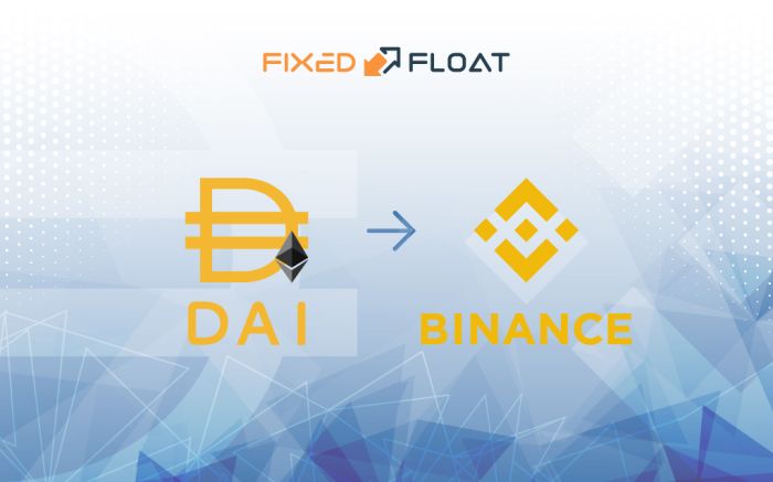 Exchange DAI (ERC20) to Binance Coin