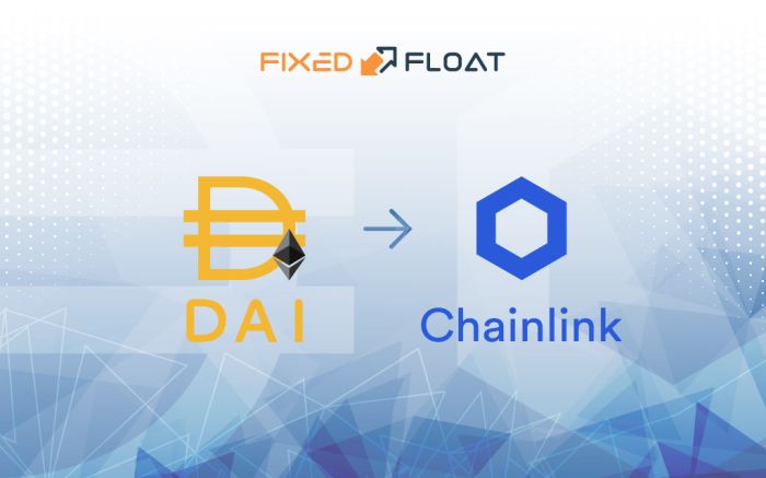 Exchange DAI (ERC20) to Chainlink