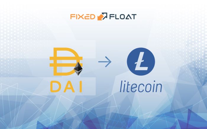 Exchange DAI (ERC20) to Litecoin