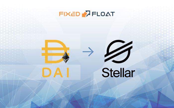 Exchange DAI (ERC20) to Stellar Lumens