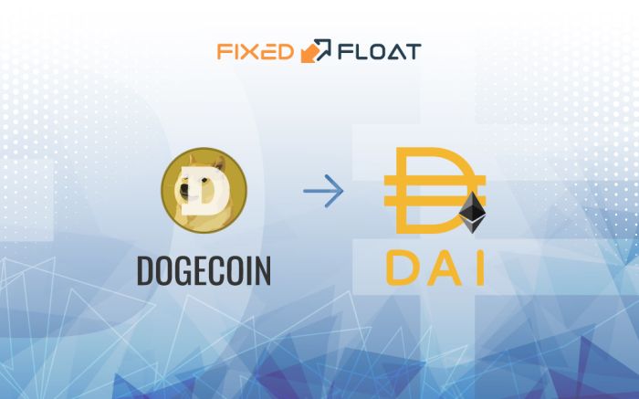 Exchange Dogecoin to DAI (ERC20)