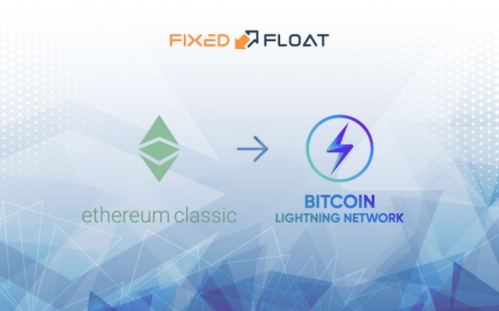 Échangez Ethereum Classic en Bitcoin Lightning Network