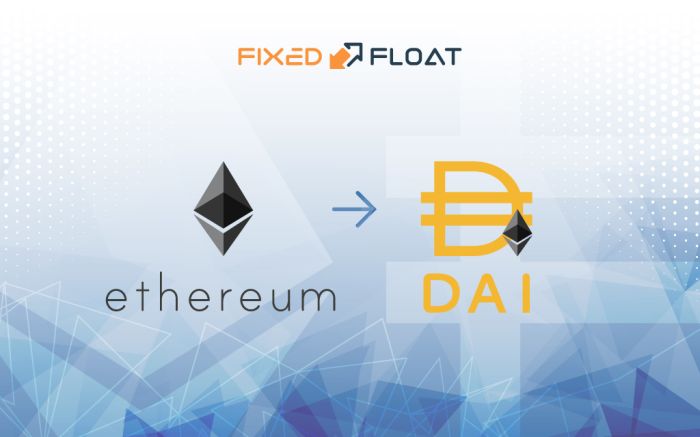 Exchange Ethereum to DAI (ERC20)