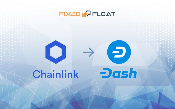 Обмен Chainlink на Dash