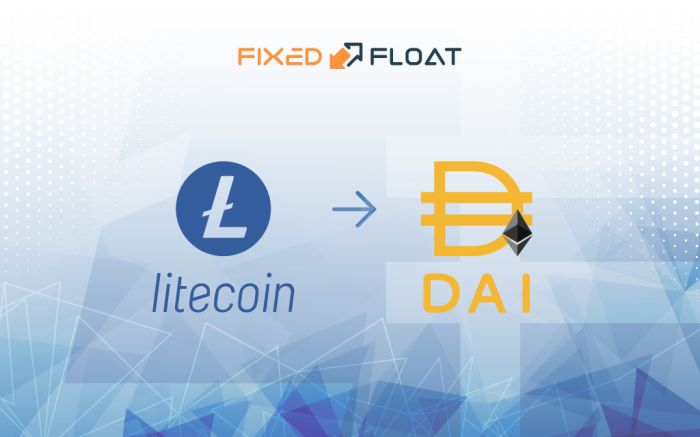 Exchange Litecoin to DAI (ERC20)