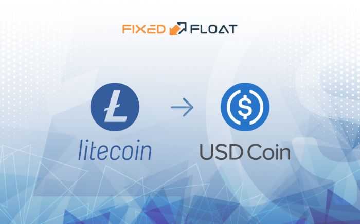 Câmbio Litecoin por USD Coin
