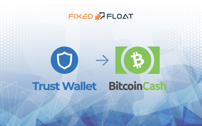 Câmbio Trust Wallet Token (BEP2) para Bitcoin Cash
