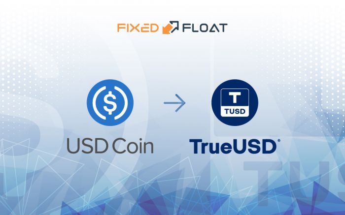 Обмен USD Coin на TrueUSD