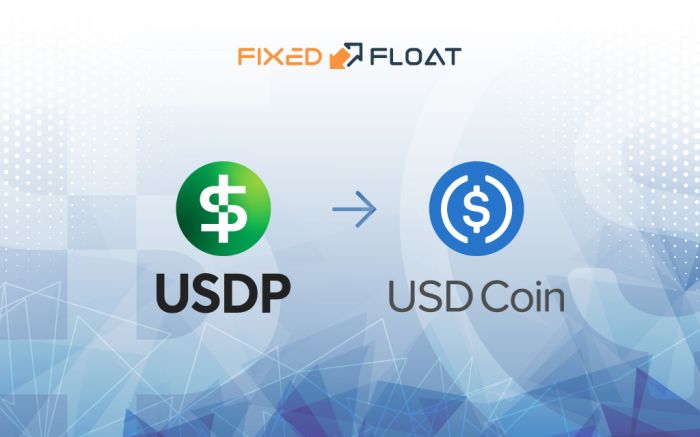Exchange USDP to USD Coin