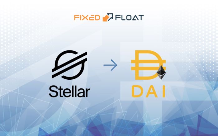 Exchange Stellar Lumens to DAI (ERC20)