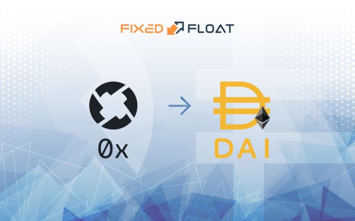 Exchange 0x to DAI (ERC20)