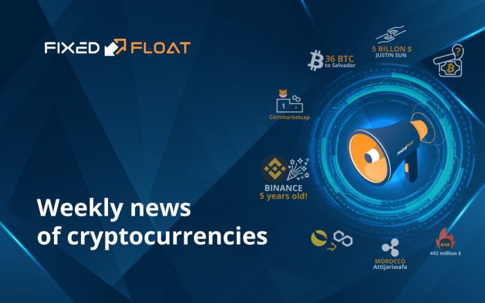 News of cryptocurrencies of the 2nd week of July 2022